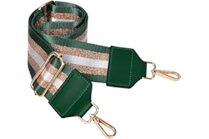 Aucuu Réglable Anse De Sac À Main Bandoulière, Sangle de Remplacement pour Sac à Bandoulière, Multicolore Sangle de Rechange Lanière pour Sac à Main, DIY Bricolage Accessoires Shoulder Bag