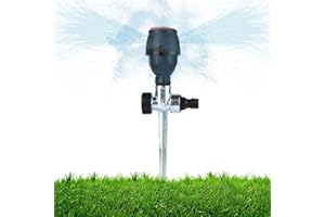 GUSENGO Lawn Sprinkler, 360° Automatic Rotating Irrigation Sprinkler, Garden Lawn Sprinkler for the Yard, Automatic Sprinkler, Rotating Sprinkler for Large Areas