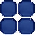 M1SS Small Mixing Tray 70cm x 70cm Octagonal Sand Pit Tray concrete and Mortar Mixing Tray Kids Messy Activities Plastic Tuff Spot Board Water Sand Activities Sand Plastering (Set Of 4, Blue)