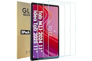 Bigqin 3 Pezzi Pellicola Protettiva per Lenovo Idea Tab/Lenovo Tab M11 11.0", Ultra HD Vetro Temperato Film Compatibile con Lenovo Tab M11 11.0",Pellicola Schermo Premium Protezione Scratch Resistente