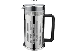 Café Olé Graphico - Caffettiera a stantuffo, 1000 ml/1 litro, 8 tazze (3 tazze)