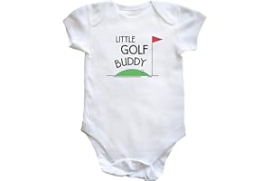 Hippowarehouse Little Golf Buddy baby vest bodysuit (short sleeve) boys girls