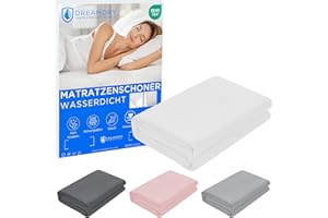Dreamdry Matratzenschoner 180x200 - Inkontinenzunterlage waschbar, Matratzenschoner 180x200 atmungsaktiv wasserdicht, wasserdichte Matratzenauflage, Nässeschutz