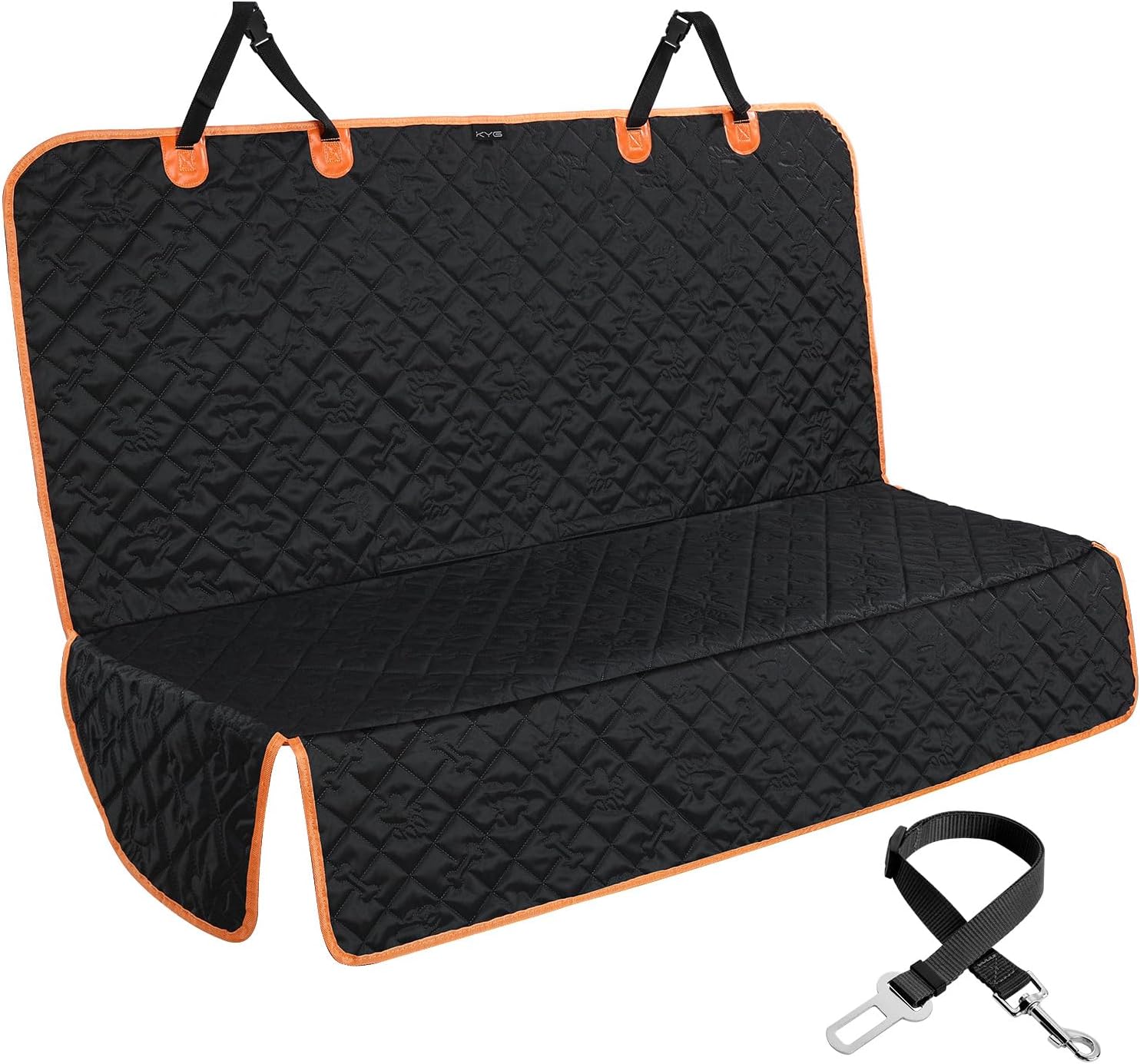 KYG Dog Car Seat Cover | Premium Waterproof & Non-slip Backseat Protector for Pets & Kids | Universal Size 132x58x46cm/52x23x18 inches