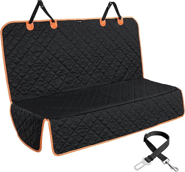 KYG Dog Car Seat Cover | Premium Waterproof & Non-slip Backseat Protector for Pets & Kids | Universal Size 132x58x46cm/52x23x18 inches - 1
