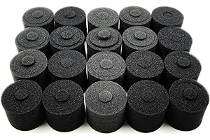 hobbysoul 20pcs Nuovo 1/8 RC Motore Nitro Buggy Air Dust Filter Spugne Esterne Accessori Nero