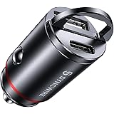 Syncwire 60W Caricabatterie Auto USB C - [PD PPS 30 W & QC 3.0] Fast Presa Accendisigari Caricatore da Auto USB per iPhone, G