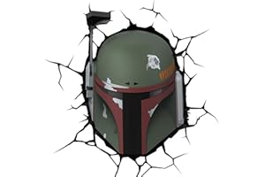 3D LIGHT FX Lámpara quitamiedos 3D DECO LIGTH BOBA FETT