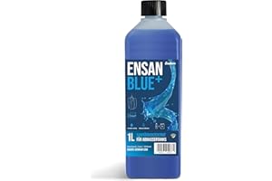 Enders Ensan Blue+ Liquido wc quimico microbiológico 1 l - Liquido wc caravana para tanques de aguas residuales, aseos portátiles - liquido para wc quimico certificación Blauer Engel #4976