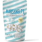 Marshmelts Gourmet Marshmallows 100gm | Soft, Fluffy & Cylindrical Shape | Vanilla Mist Flavor | Mini Marshmallow | 100% Vega