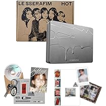 LE SSERAFIM - 5th Mini Album [HOT] (TIN CASE Ver.) Outer Box + Tin