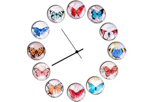 Wukong 12pcs Imanes Nevera, 30mm 3D Imanes de Vidrio Nevera, Imanes Decorativos Nevera, Imanes de Pizarra Magnética para Casa, Oficina, Aula, Notas Adhesivas, Mapas