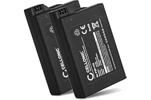 2X CELLONIC Batería PSP-110 para Consola/Mando Compatible con Sony PSP 1 (PSP-1000, 1001, 1002, 1003, 1004, 1005, 1006, 1007, 1008, 1010) PSP Fat 1800mAh