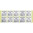 EMSea Pack of 10 Motor Stickers, Medium Drive Motor Stickers, Motor PET Waterproof Sticker, 48 V, 250 W, Motor CE Marking Tags, Compatible with BAFANG BBS02B BBS01