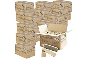 Legna da Ardere Selezione 5-500 kg Per Stufa e Camino Braciere Griglia Cestello per il Fuoco Ceppi 33 cm Flameup, Numero:400 kg