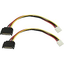 Adaptateur De Disquette FDD, Câble D'alimentation Pour Disque Dur SATA 15 Broches Mâle à Connecteur Femelle 4 Broches, Fil 18awg