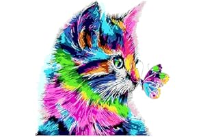 OSDUE Zestaw do malowania według liczb, zestaw "zrób to sam", ręcznie malowany obraz olejny dla dzieci początkujących i dorosłych, cyfrowy zestaw do malowania olejnego "zrób to sam" z 3 pędzlami i