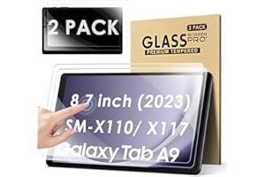 KATUMO [2 Pack Verre Trempé Protection d'écran pour Samsung Galaxy Tab A9 Android 13 8,7 Pouces 2023 SM-X110/X115/X117, sans Bulles Ultra Transparent HD Anti-Rayures Films