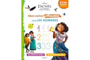 Disney - Encanto - Mon cahier effaçable - J'écris les nombres et je compte (3-6 ans)