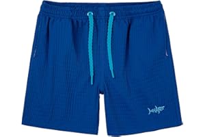 CALBOUNT Jungen Badeshorts Strand Mesh Shorts Leichte Schwimmhose mit Mesh