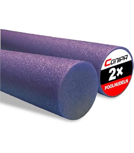 HDmirrorR Comfy Poolnudel Set - 4x Nudeln + 2x Verbinder Für Wasser-Spaß