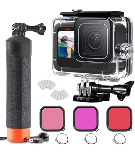YHTSPORT Wasserdichtes Gehäuse Für GoPro Hero 9-13 - 60M Tauchen Zubehör