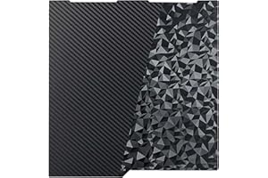 Nssnlur Piastra di stampa liscia in PEO PET per Anycubic Kobra 3/Kobra 3 Combo, piastra flessibile in acciaio per molle in PEO PET 256x268 mm Letto di stampa Kobra 3