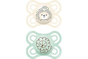 Mam 83830920 Smoczek, Zielony/Kremowy, ‎4,7 x 8,9 x 14,5 cm; 40 g, 2 Sztuki