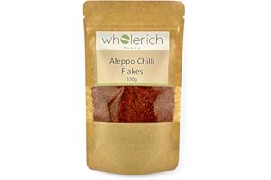 Aleppo Chilli Flakes, Authentic Turkish Pul Biber (from Turkey) 100g - Wholerich Foods