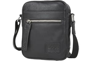 Lois - Sacoche Homme Cuir Bandouliere - Sacoche Cuir Homme avec Sangle Réglable - Sacoche Homme Bandouliere - Saccoche Homme Porte Documents - Sac Homme Bandouliere 305919