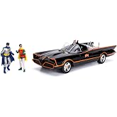 Jada METALS BATMAN CLASSIC TV SERIES BATMOBILE 1/18 VEHICLE W/FIG