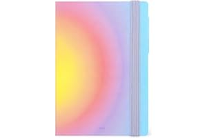 LEGAMI - Agenda journalier moyen 2026, Aura, édition spéciale, 12 mois moyen, fermeture avec élastique, journal de janvier 2026 à décembre 2026, en papier FSC certifié, 12 x 18 cm
