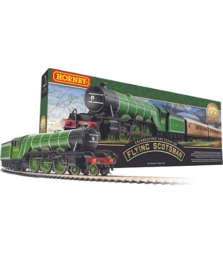 Hornby R30445 – Coffret 3 Locomotives Vapeur Noir, échelle OO, Analogique