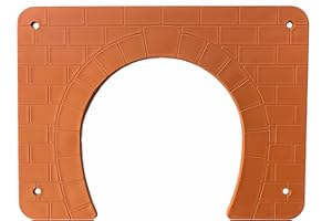 Linic Products UK Made Hedgehog Highway Gate/Surround for Fences, etc. (S7890) Free UK Postage (2, Terracotta)