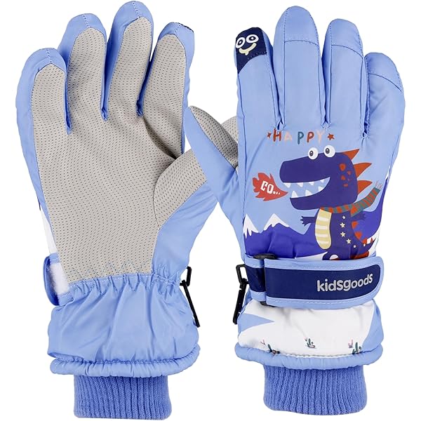 Guanti Da Sci Impermeabili Per Bambini 5-8 Anni - Antiscivolo Con Tecnologia 3M Thinsulate - Foto 8