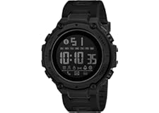 Shocknshop Digital Sports Stylish Multifunctional Electronic LED Black Dial Wrist Watch for Men Boys -WCH78