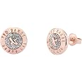 Ted Baker Eisley Sparke Mini Button Stud Earrings In Rose Ted Baker Eisley Sparke Mini Button Stud Earrings In Rose