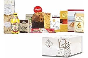‎RE REGALO Re Regalo REGALO "WEIHNACHTEN" PN 11 Produkte | Panettone "Paluani", Nougat, Schokoladentafel, Geleebohnen, Tomaten Soße, Aromatischer Gemahlener Kaffee, und Vieles Mehr, Weihnachtsgeschenke