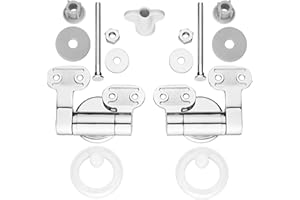 Cornat TEC364980 Kit de fixation avec frein de chute pour abattant WC Art of Acryl