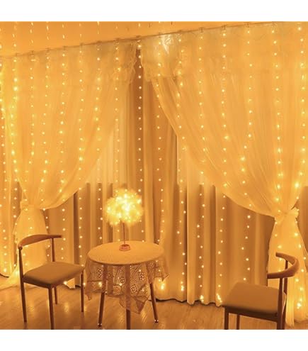 Rideau D'étoiles LED Blanc Froid Avec Minuterie - 100 X 60 Cm - Guirlande Lumineuse De Noël Avec 8 étoiles - Décoration De Fenêtre, Noël, Avent, Décoration D'hiver Pour L'intérieur