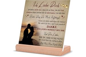 Niyewsor Geschenk Zum Valentinstag für ihn Sie, Ich Liebe Dich Geschenke für Männer Frauen, Liebes Geschenk für ihn, Jahrestagsgeschenk Valentinstagsgeschenk für Männer