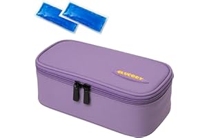 GLUCODY Nevera Insulina Viaje + 2 Geles Enfriadores Practica Y Resistente/Nevera Medicamentos Portátil Diseñada por Glucody/Estuche Insulina Frio