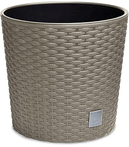 Blumenübertöpfe In Rattan-Optik - Blumentöpfe - Foto 2