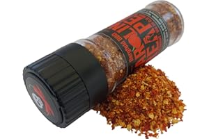 BERGFELD BBQ BBQ & GRILL ACCESSOIRES Bergfeld BBQ - Carolina Reaper Flocken 30g in der Gewürzmühle - bis zu 2,2 Mio. Scoville - die SCHÄRFSTE CHILI der Welt - Höllenscharf