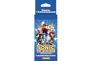 Panini Sonic The Hedgehog Classic Trading Cards Blister 5 kieszeni + 2 karty Limited Edition, 005010KBF5