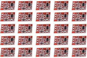 ZkeeShop 25Pcs TTP223 Capacitive Touch Switch Module Button Self-Locking Module Compatible for Arduino