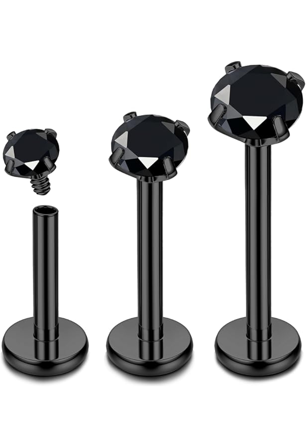 OUFER Body Piercing Piercing Labret En Titane Sans Fil 16 G Pour