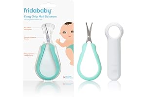 FRIDABABY Frida Baby Easy Grip Nagelschere | Fellpflege-Essentials, sicher für Neugeborene und Kleinkinder