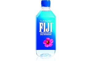 Fiji Water - Eau Minérale Plate des Îles Fidji - bouteilles de 50cl - Eau Artésienne Enrichie en Minéraux - Filtration Naturelle, Conditionnée sans Contact avec la Main de l'Homme -