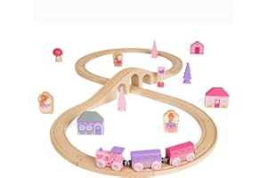 BIGJIGS TOYS Bigjigs Rail Circuit de Train en Huit Le Monde des fées